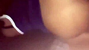 My big cock loves bfreakl06's booty jiggle in bareback doggystyle creampie