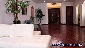 Teen Licks Ebony Pussy