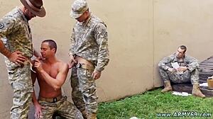 Teens and army guys have a special connection on mail day