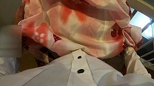 Japanese Crossdresser Ayumi Blowjob Analsex Creampie Yukata 018