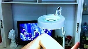 Horny Client With Huge Dick Visits SugarNadya For Latex Treatment.