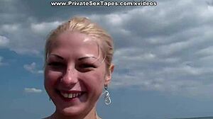 blonde with tight sexy ass takes hard real pounding