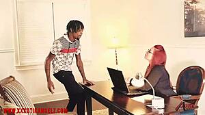 bbc fucks probation officer amanda panda with creampie and deepthroat?