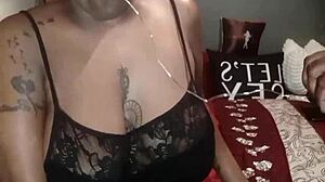 sucking on the remote bullet after inserting it in juicy pussy