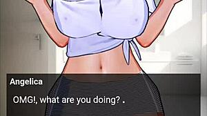 My widow stepmother with big tits and ass in taboo gameplay!