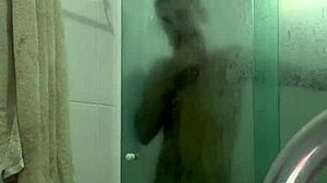 hey, latina twink teen deepthroats in shower threesome.