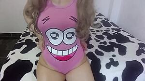 My blonde teen work friend won't let me fuck her, leaving me all frustrated and horny.