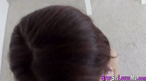 Teen Receives POV Facial in Doggystyle