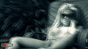 the story of outdoor fucking with aubrey addams. her shaved pussy takes monster cock for facial.