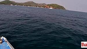 I saw my Asian girlfriend get fucked raw outdoors by her boyfriend