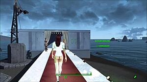 Fallout 4 fashion show in sexy lingerie