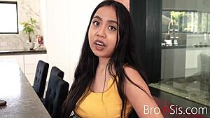 Wow, step bro found out she's a porn star!