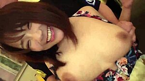 Part1: Soft Huge Boobs Asian Babe Squirts Hard in Hotel Room.