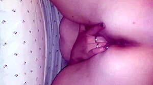 I play with my wet pierced pussy, oh yeah!