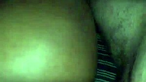 Ebony girlfriend bends over for intense doggystyle