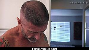 i see the sexy stepdaddy bareback his curious stepson