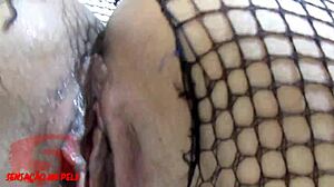 naughty girlfriend surprises with maid fantasy and gets cum in pussy pov