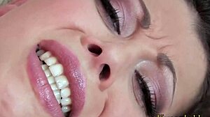 this big tits brunette milf loves fucking herself