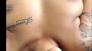 stellaahsia gets taped up and left with a massive cumshot