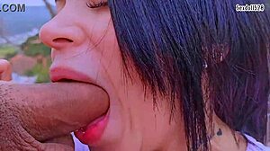 Fit Teen Feels Intense Blowjob Pleasure