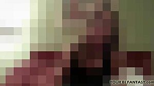 I break you in with a big fat dildo for bisexual femdom fun