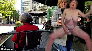 Masturbating GILF tourist VIDEO art by Marierocks