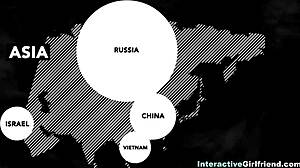 Blonde Brunette Babes Bent Over for Doggystyle Blowjobs on Big Cocks