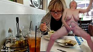 Masturbating GILF tourist VIDEO art by Marierocks