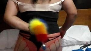 pamelithatv closet transvestite banging in group anal