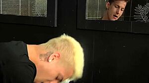 Muscular Darius Ferdynand Performs Blowjob and Doggystyle on Blonde Hunk