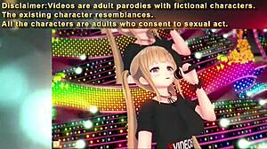 Yagokoro Eirin Gets Big Tits Rubbed in Hentai Game