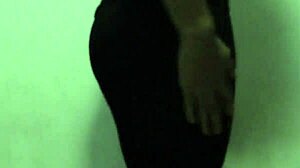 Mexican Gay Amateur Dancing Seductively While Crossdressing on Webcam