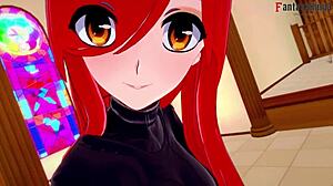 Parasoul Gives Public Blowjob On Bus!
