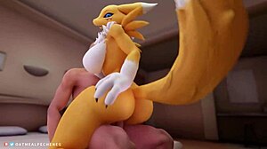 renamon craves your touch with wild desire