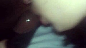 Mami Latina MILF Sucks Monster BBC Cock with Natural Tits and Cumshot