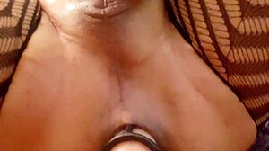 love story unfolds as the transsexual explores her asshole with toys