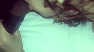 Mami Latina MILF Sucks Monster BBC Cock with Natural Tits and Cumshot