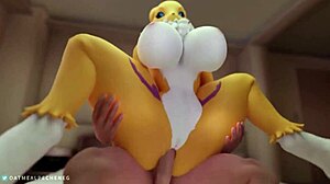 renamon craves your touch with wild desire