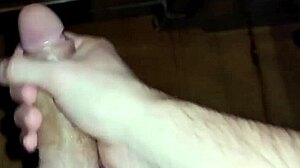 young 18+ amateur masturbates to orgasm and cum in homemade solo