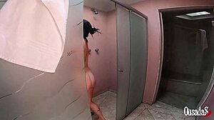 sophia wolf's big ass in lingerie during bath