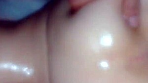 this oiled pussy is the best for cock fucking