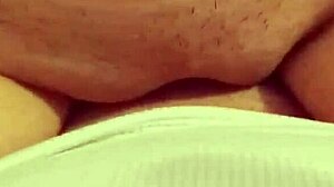 'how horny are you?' i ask my petite 18 yo girlfriend before cowgirl riding and creampie at home.