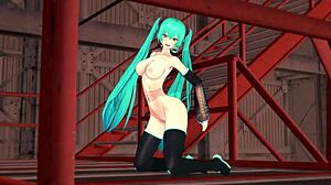 Wild Sex With Hatsune Miku in 3D Hentai!