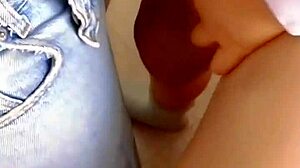 18-year-old Melany tries cock and creampie in motel.