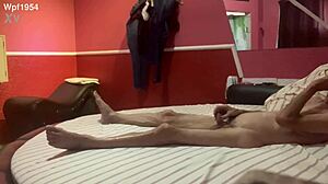 couple exploring positions in amateur video