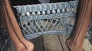 dpd n da hood volume 1 scene 2: ebony 3some with assfucking and double penetration cumshot