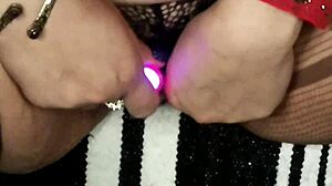 Casual-Narrative lexie bell preps for work with a vibrator under her skirt while moaning