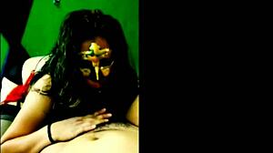 Two friends enjoying a homemade video.