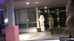 Oh, Sara Madison Drains A Big Cock Guy With Rough Handjob And Fingering!