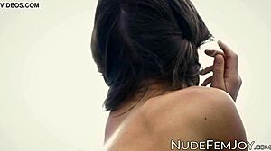 Sensual Petite 18+ Babe Reveals Trimmed Pussy And Natural Tits In Slow Motion Pool Nude